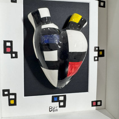 Quadro Cuore Multicolor – L’amore è un’opera d’arte (letteralmente!) - Mamma' Art