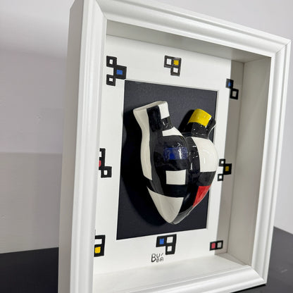 Quadro Cuore Multicolor – L’amore è un’opera d’arte (letteralmente!) - Mamma' Art