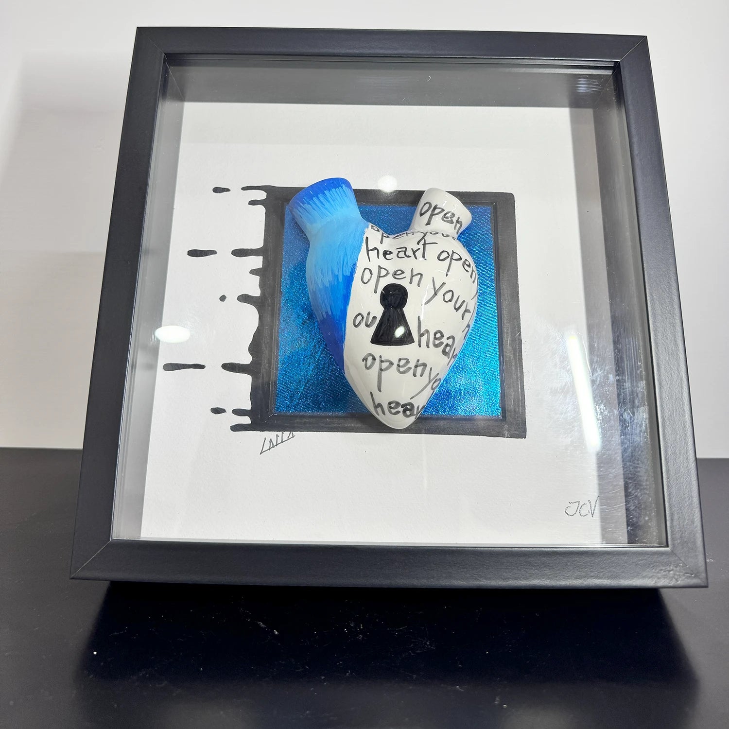 Quadro "Open Your Heart" – Il cuore che aspetta la chiave giusta - Mamma' Art