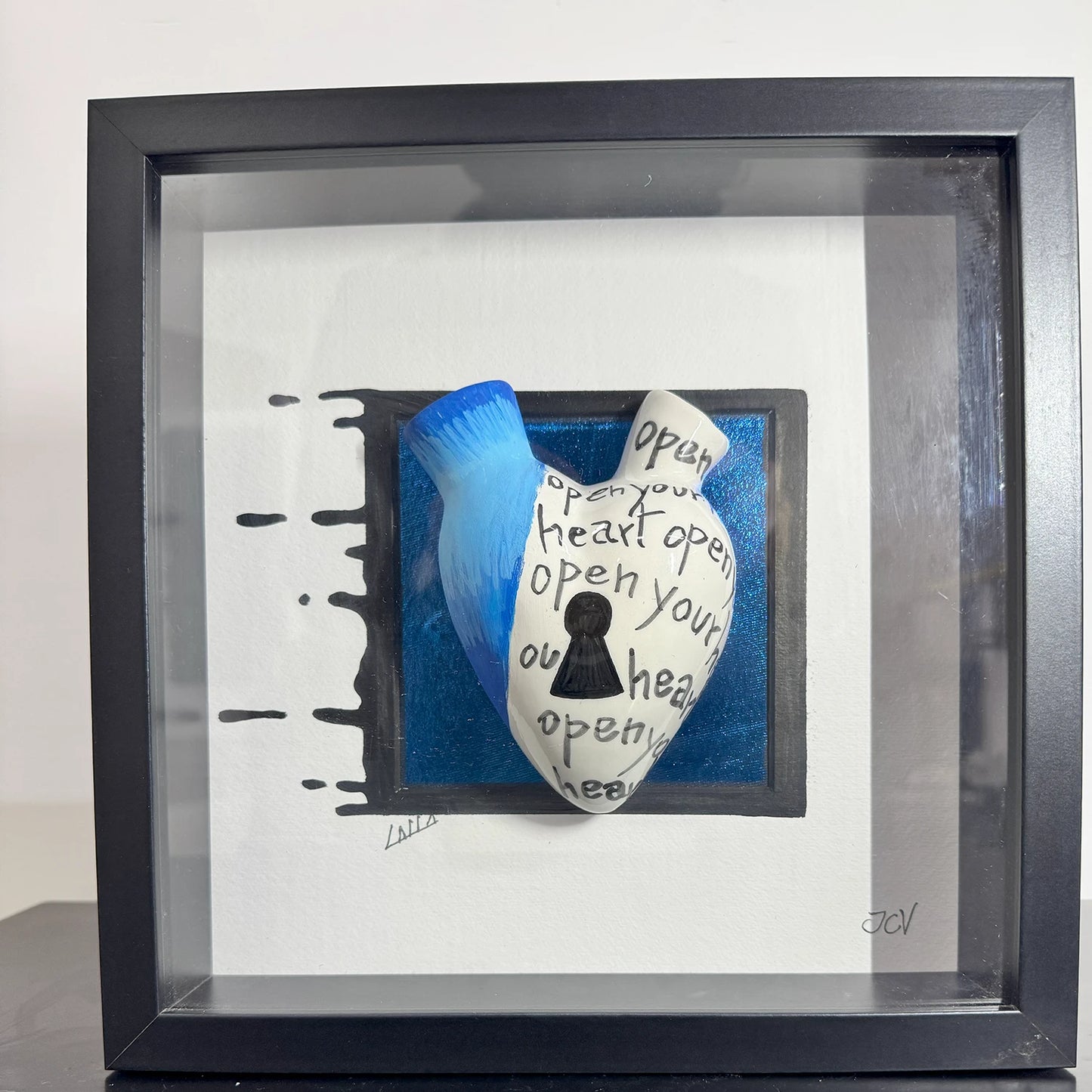 Quadro "Open Your Heart" – Il cuore che aspetta la chiave giusta - Mamma' Art