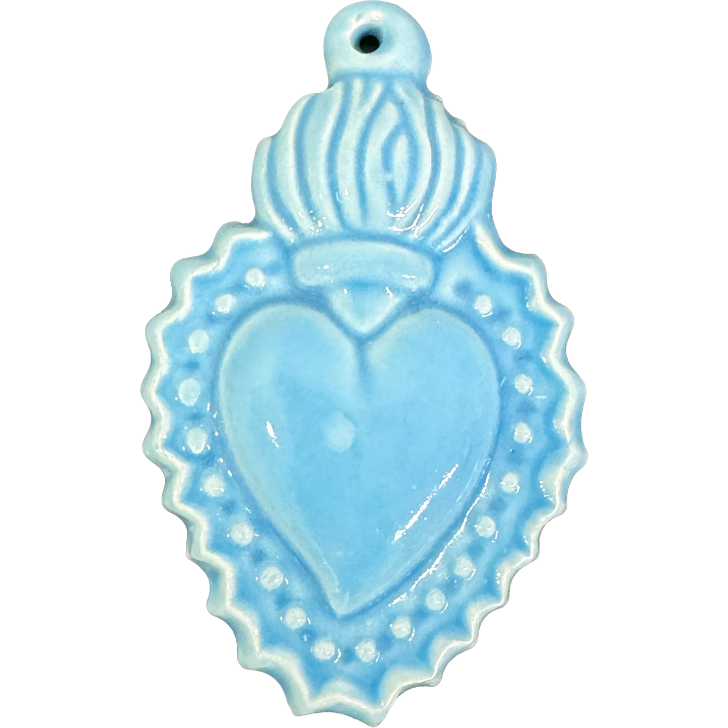 Sacro Cuore Mini – Amore e Portafortuna Scaramantico da Appendere - Mamma' Art