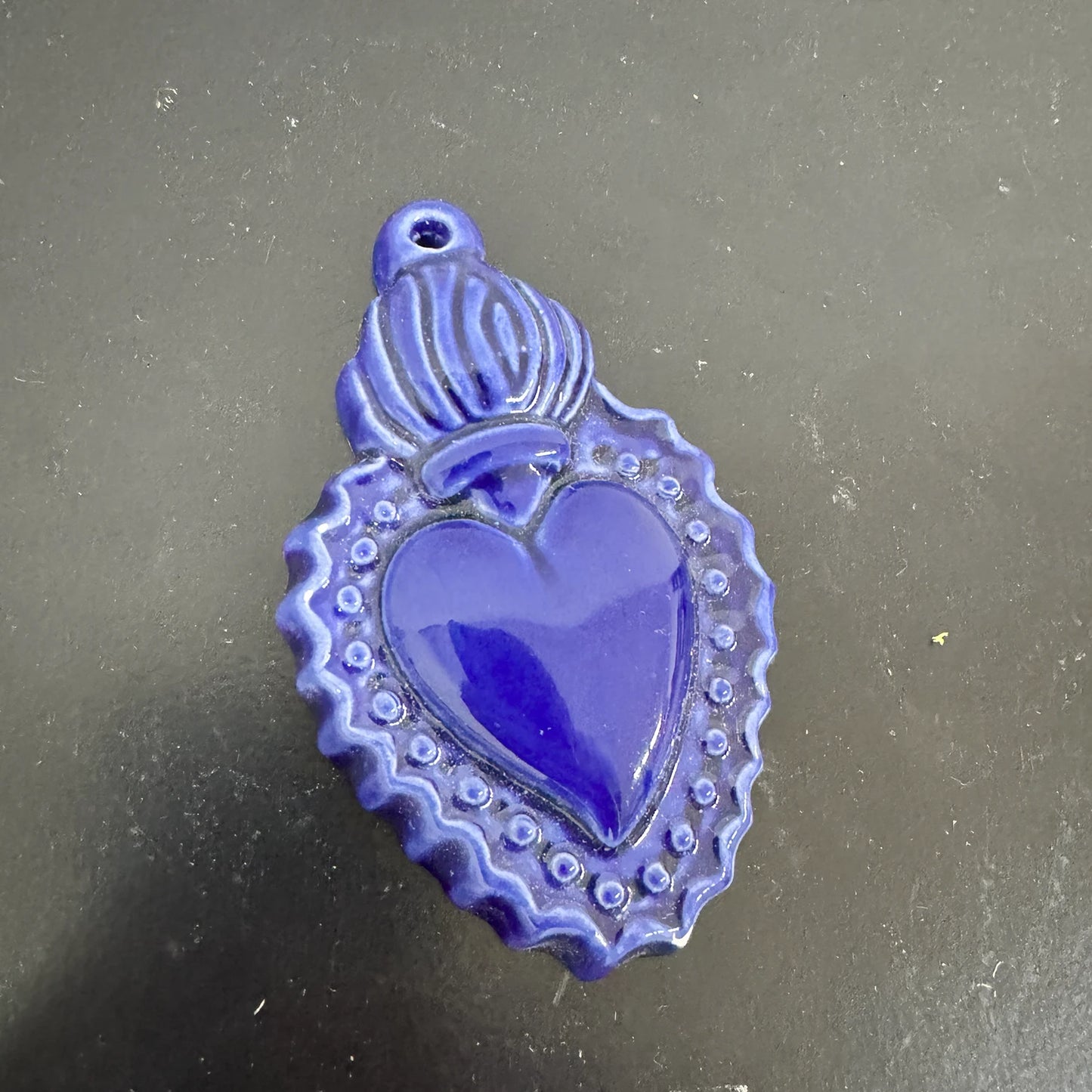 Sacro Cuore Mini – Amore e Portafortuna Scaramantico da Appendere - Mamma' Art