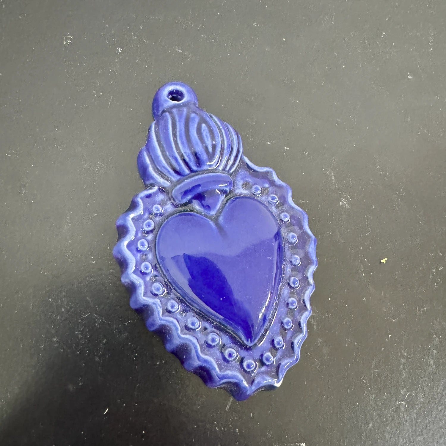 Sacro Cuore Mini – Amore e Portafortuna Scaramantico da Appendere - Mamma' Art
