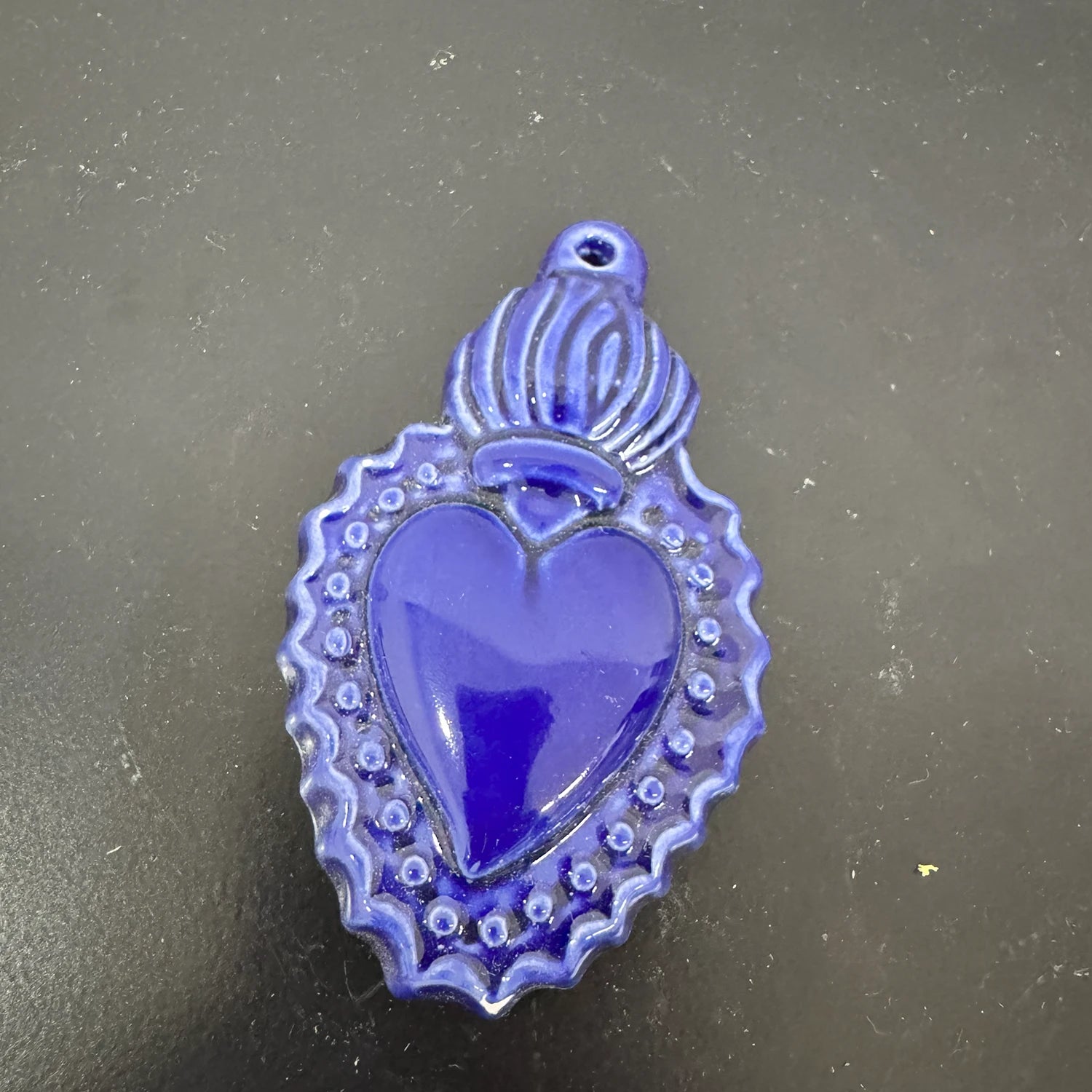 Sacro Cuore Mini – Amore e Portafortuna Scaramantico da Appendere - Mamma' Art