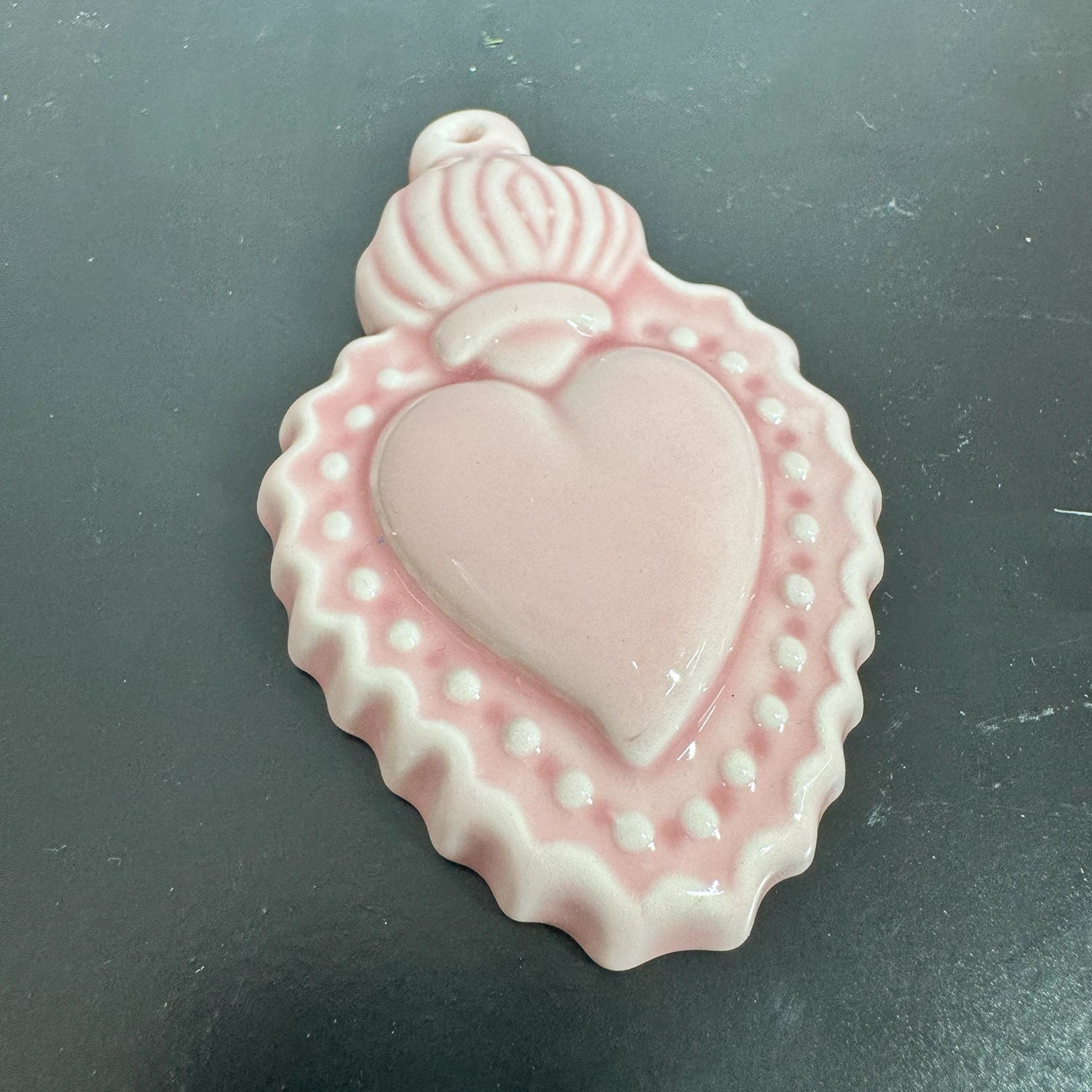 Sacro Cuore Mini – Amore e Portafortuna Scaramantico da Appendere - Mamma' Art
