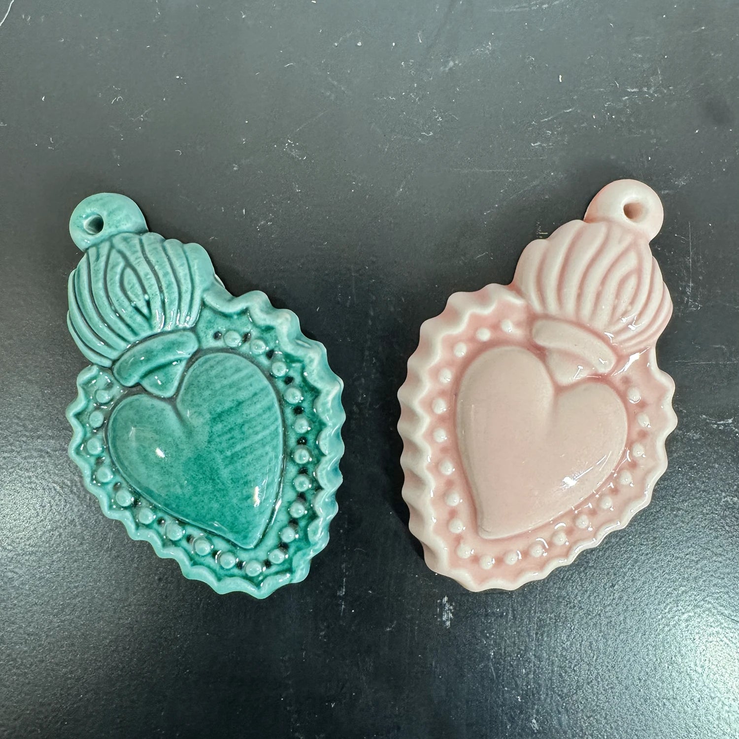 Sacro Cuore Mini – Amore e Portafortuna Scaramantico da Appendere - Mamma' Art