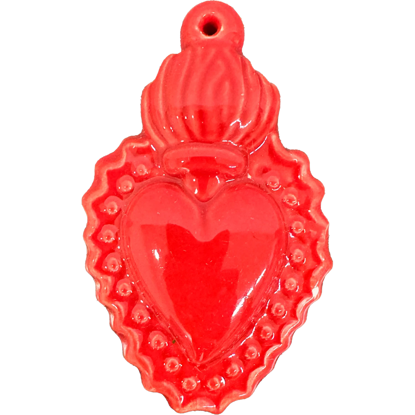 Sacro Cuore Mini – Amore e Portafortuna Scaramantico da Appendere - Mamma' Art