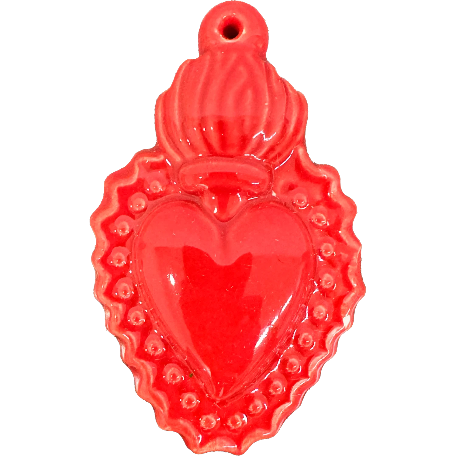 Sacro Cuore Mini – Amore e Portafortuna Scaramantico da Appendere - Mamma' Art