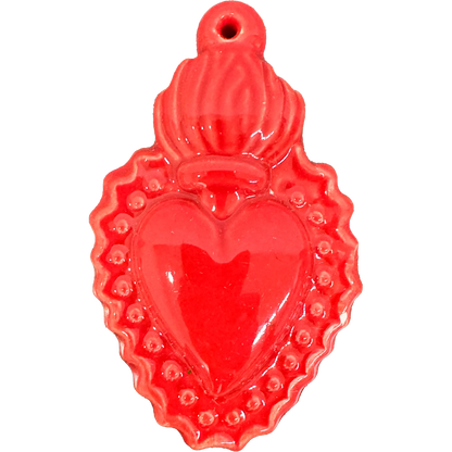 Sacro Cuore Mini – Amore e Portafortuna Scaramantico da Appendere - Mamma' Art