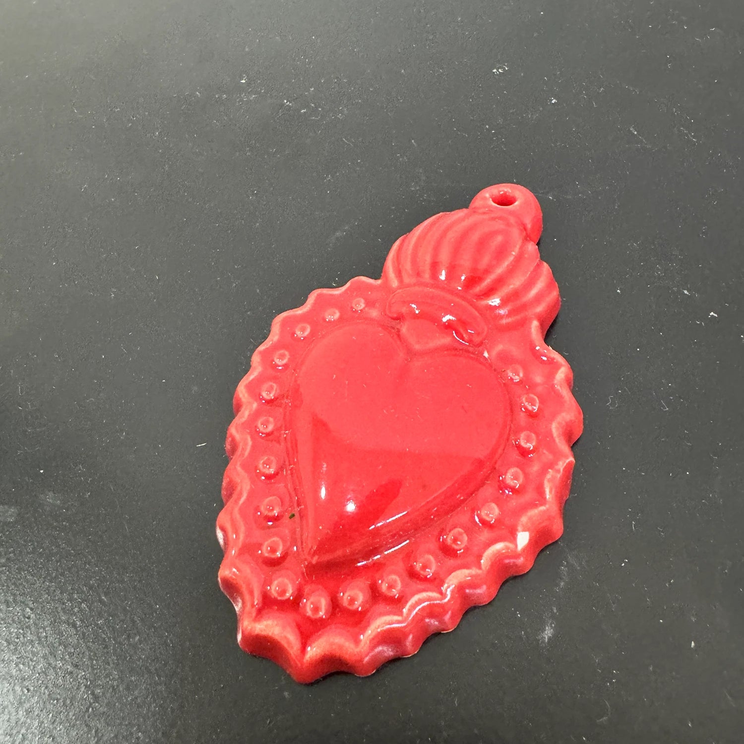 Sacro Cuore Mini – Amore e Portafortuna Scaramantico da Appendere - Mamma' Art