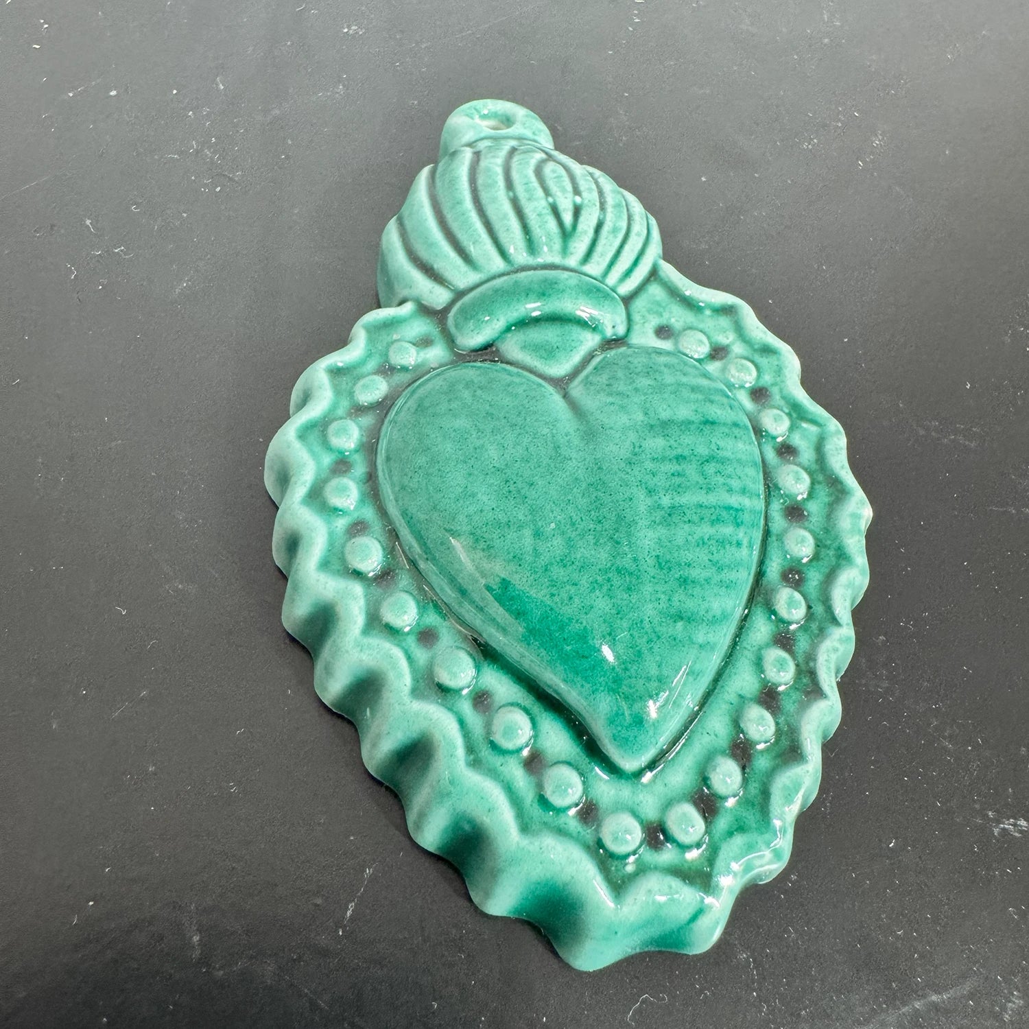 Sacro Cuore Mini – Amore e Portafortuna Scaramantico da Appendere - Mamma' Art