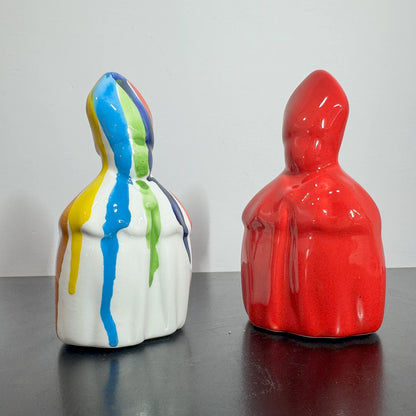 San Gennaro Rosso in Ceramica – "San Gennà, facci sta grazia!" - Mamma' Art