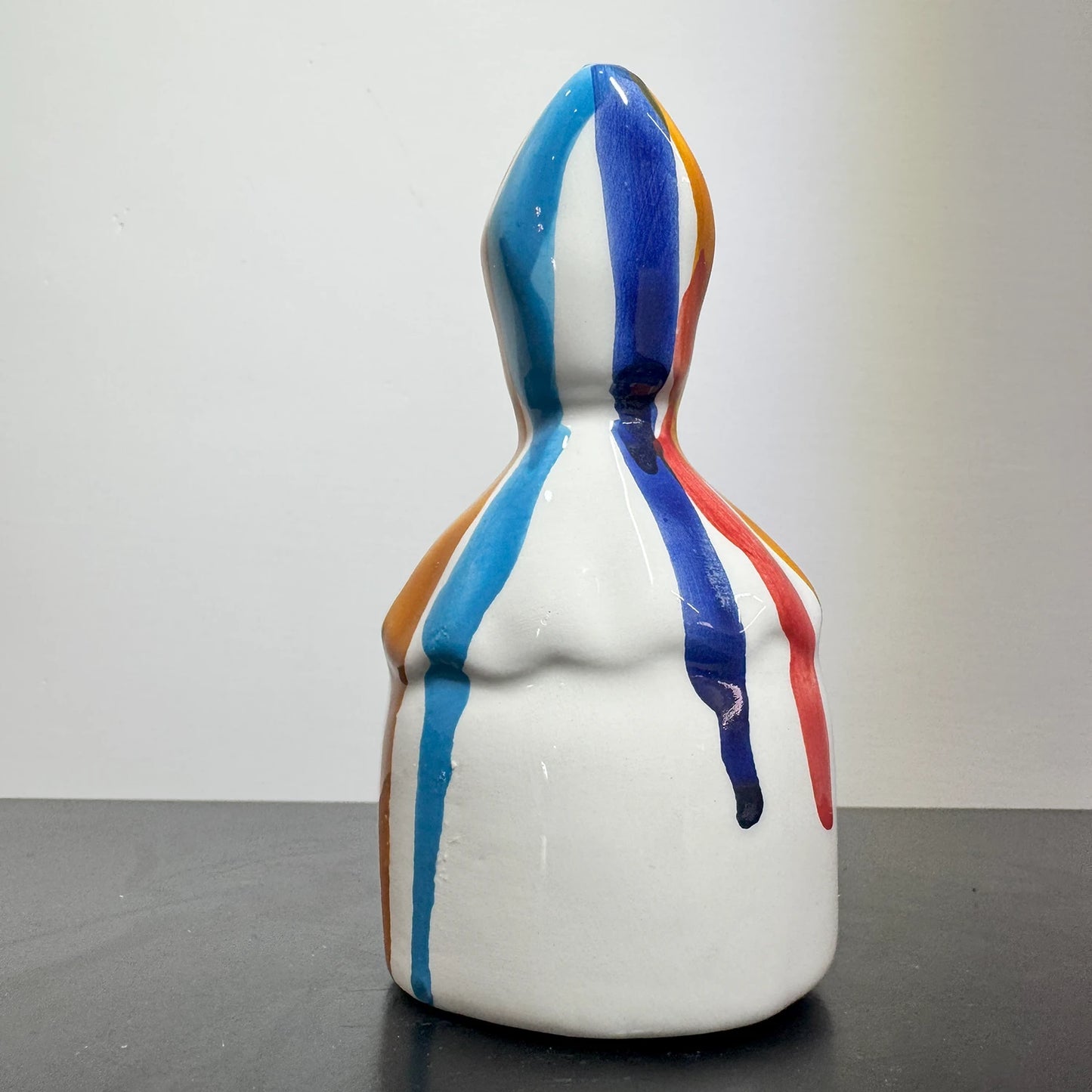 San Gennaro Arcobaleno Colato in Ceramica – "San Gennà, facci sta grazia!" - Mamma' Art