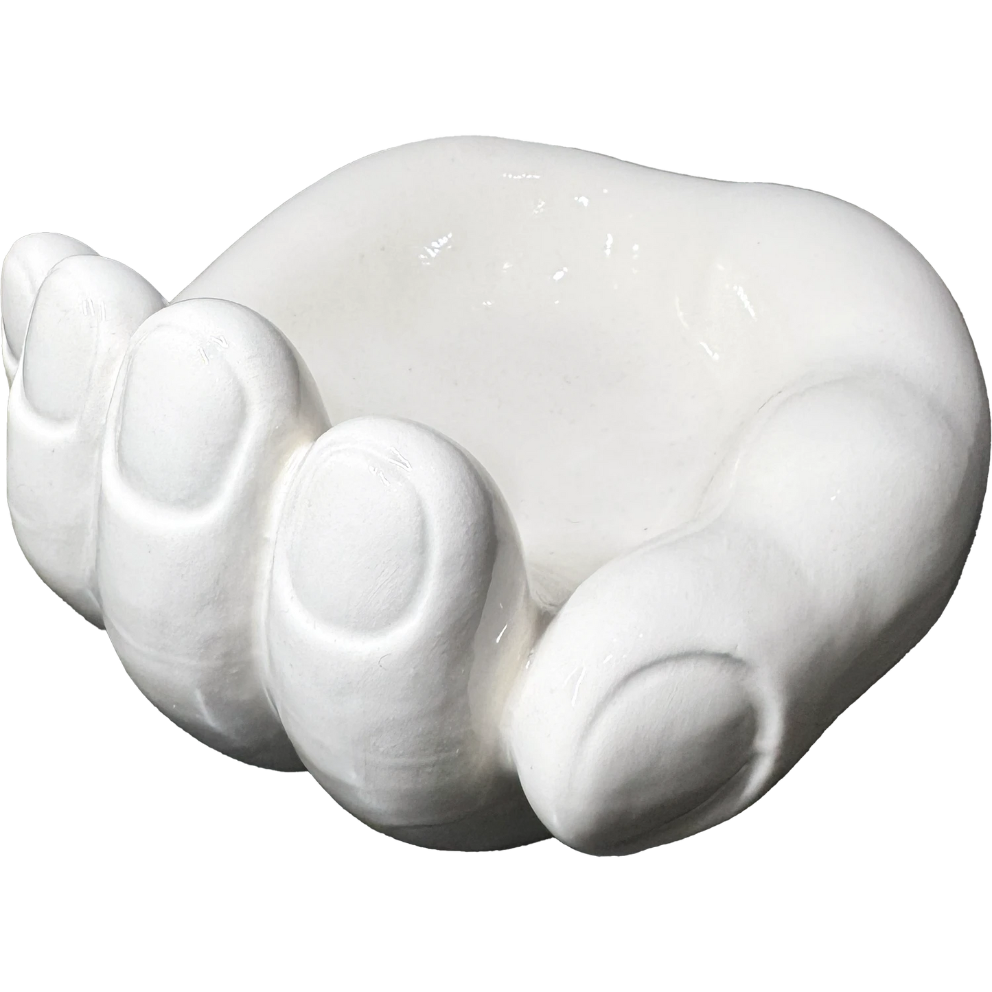 MAMMA', Addò Stann' 'E Chiave? – Svuotatasche Bianco in Ceramica di Vietri - Mamma' Art