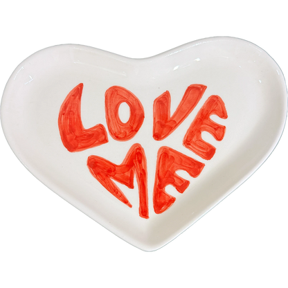 Svuotatasche Cuore "Love Me" - Per chi sa farsi desiderare! - Mamma' Art