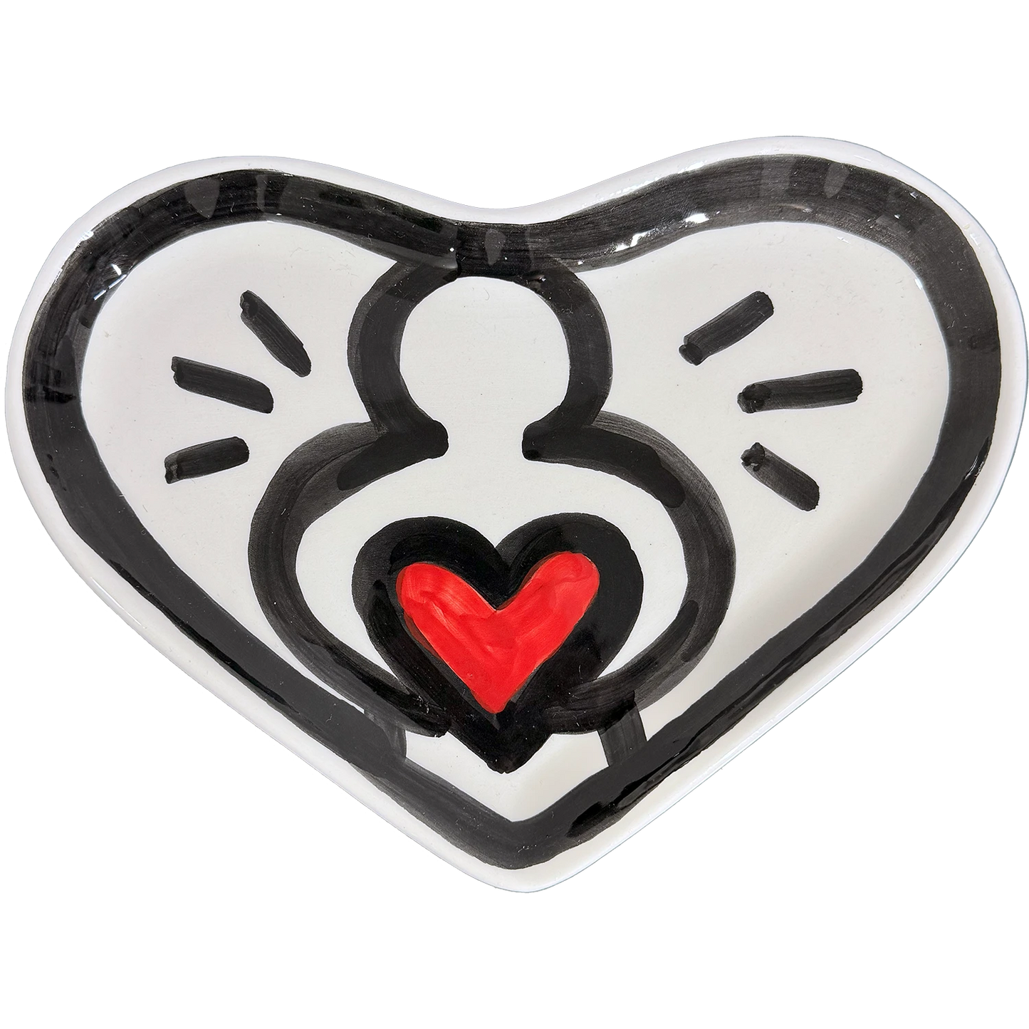 Svuotatasche Cuore "Abbraccio" - Tieni stretto ciò che conta! - Mamma' Art