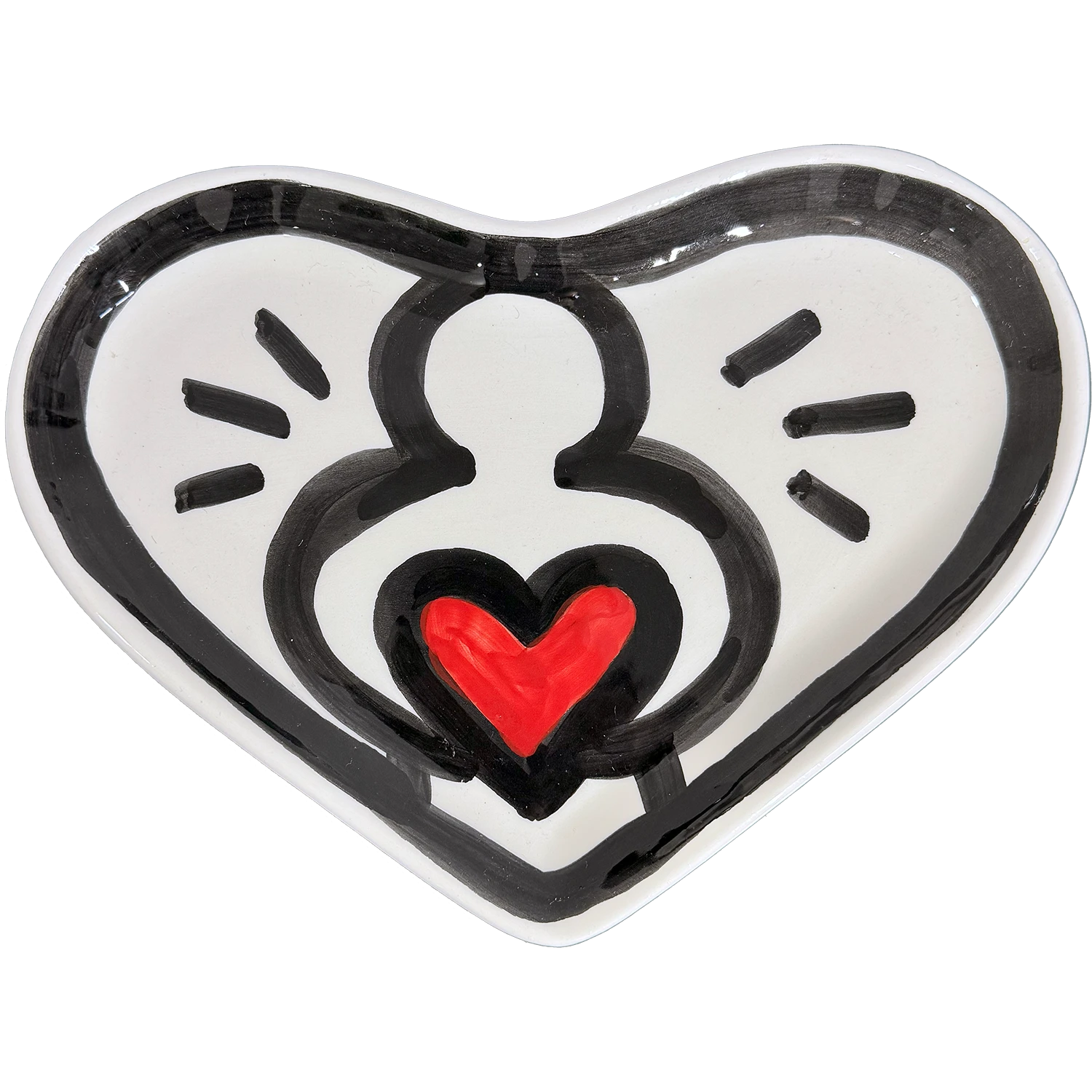 Svuotatasche Cuore "Abbraccio" - Tieni stretto ciò che conta! - Mamma' Art