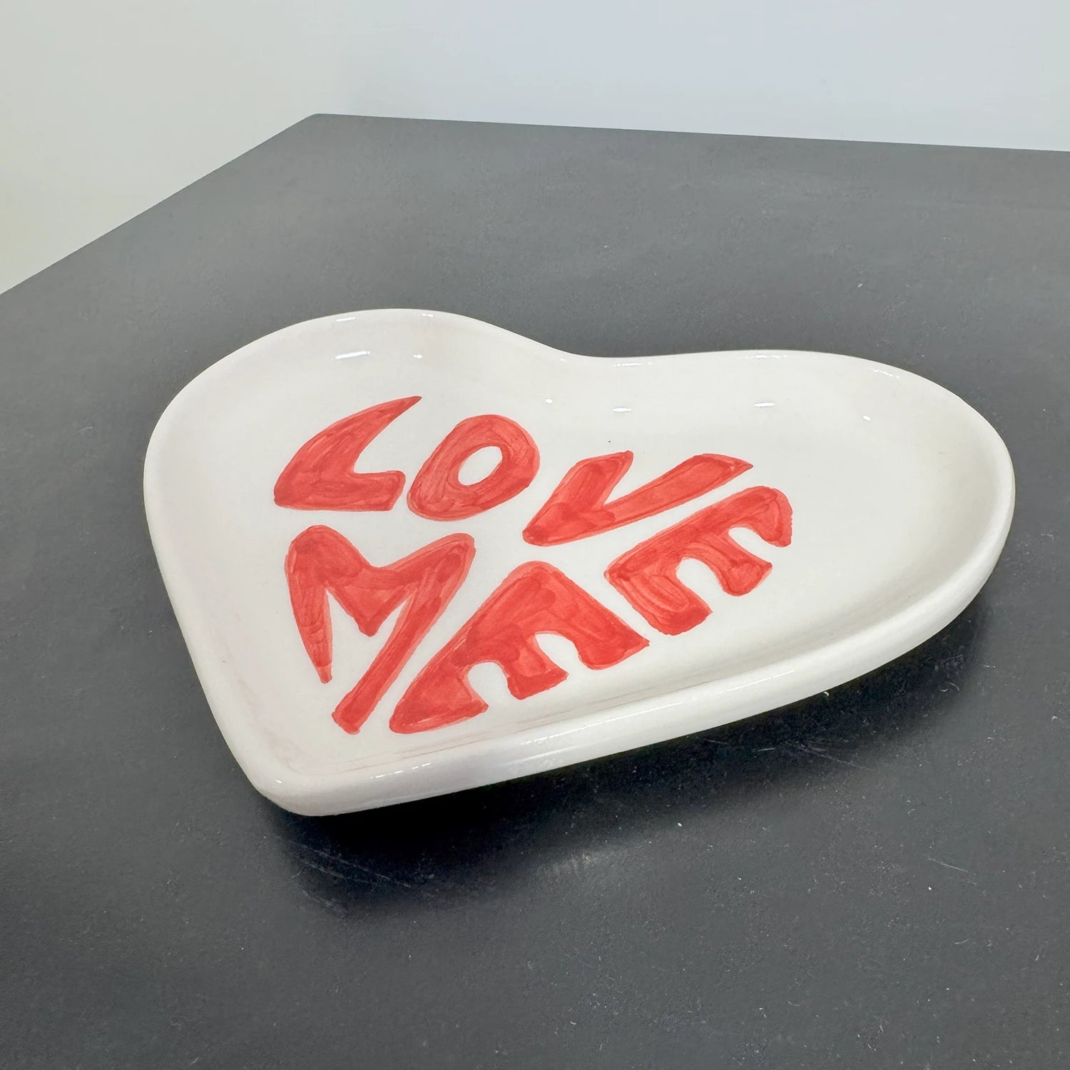 Svuotatasche Cuore "Love Me" - Per chi sa farsi desiderare! - Mamma' Art