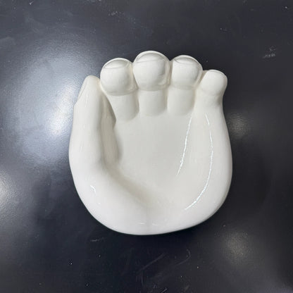 MAMMA', Addò Stann' 'E Chiave? – Svuotatasche Bianco in Ceramica di Vietri - Mamma' Art