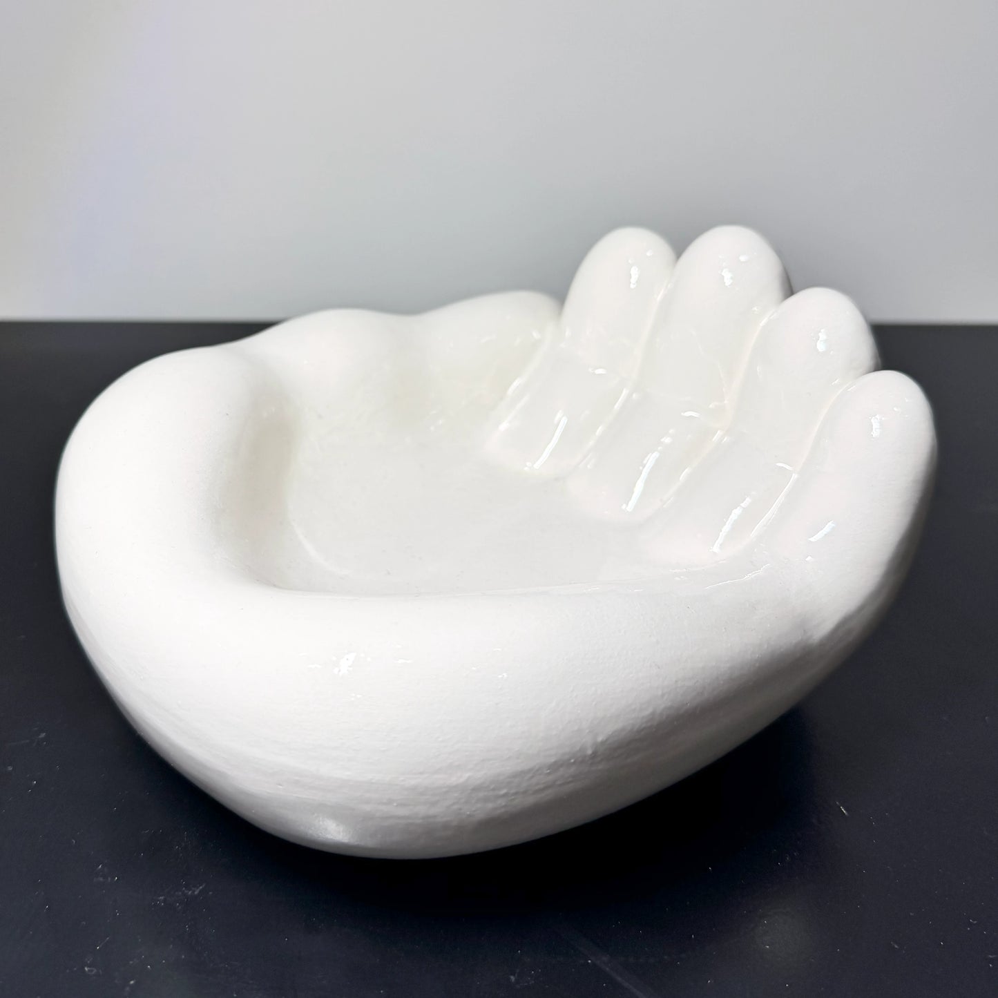 MAMMA', Addò Stann' 'E Chiave? – Svuotatasche Bianco in Ceramica di Vietri - Mamma' Art