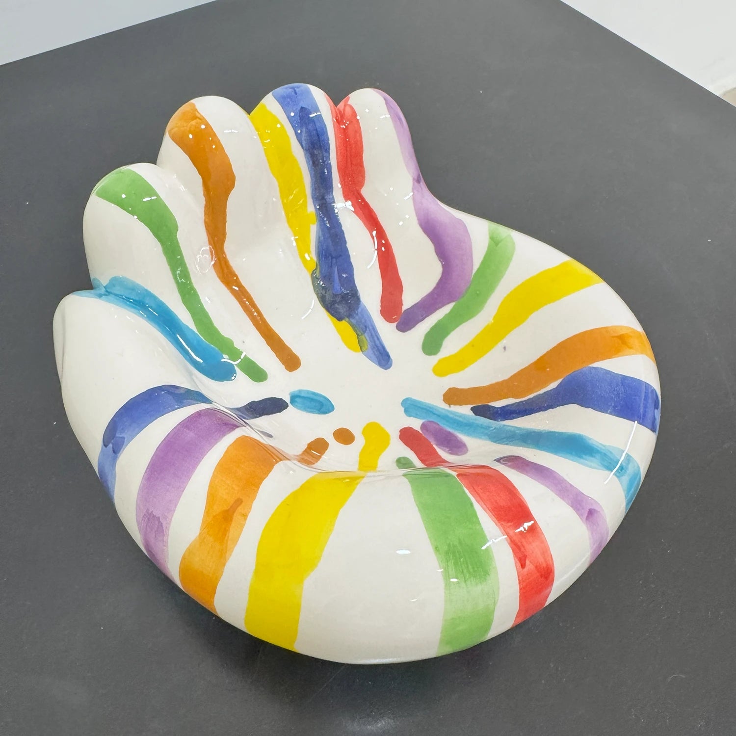 MAMMA', Addò Stann' 'E Chiave? – Svuotatasche Multicolor Colato in Ceramica di Vietri - Mamma' Art