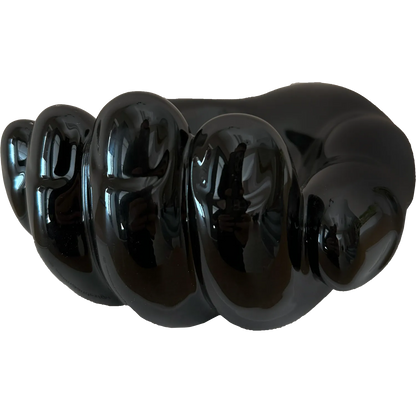 MAMMA', Addò Stann' 'E Chiave? – Svuotatasche Nero in Ceramica di Vietri - Mamma' Art