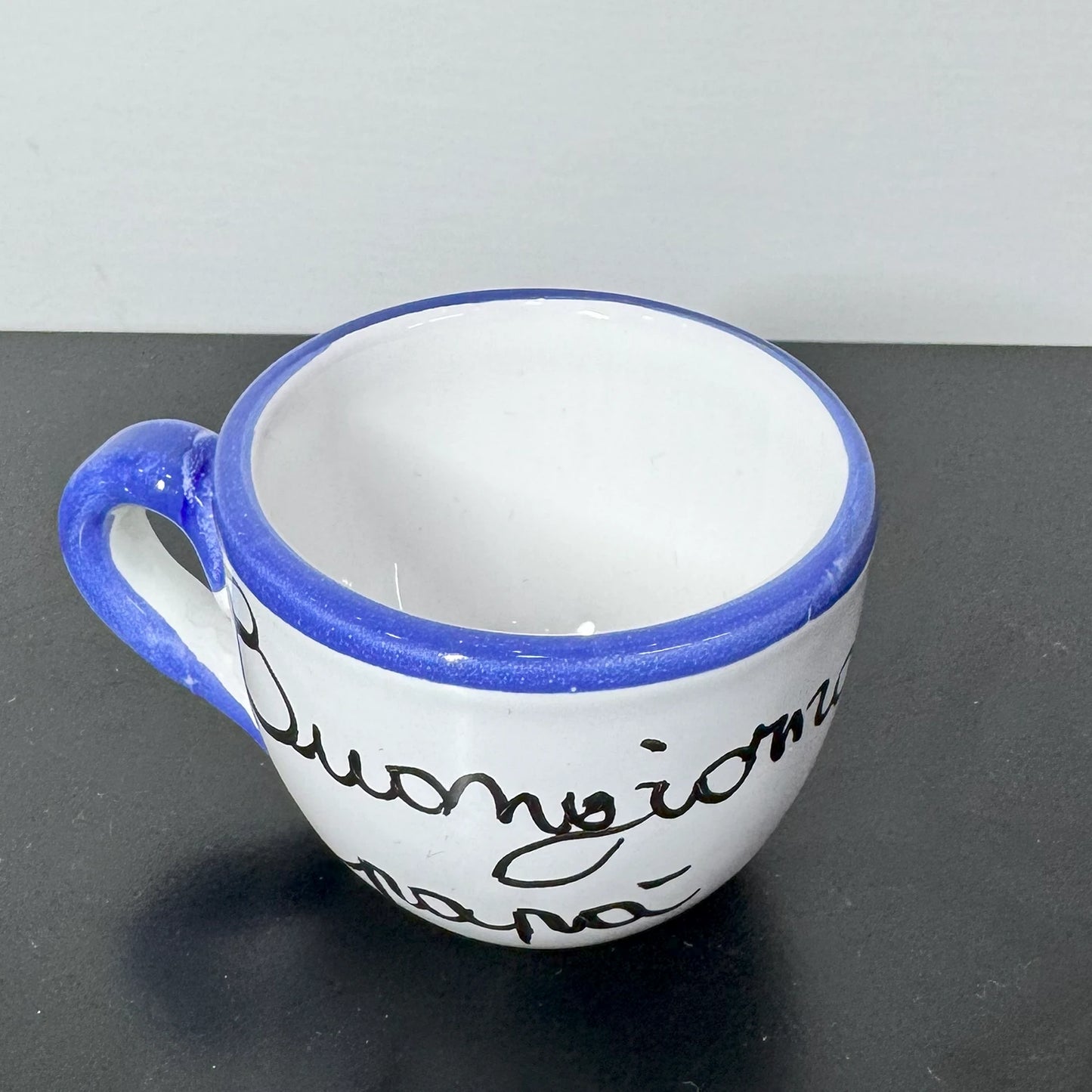 Tazzina "Buongiorno Papà" –  Prim ‘O caffè e poi parlammo! - Mamma' Art
