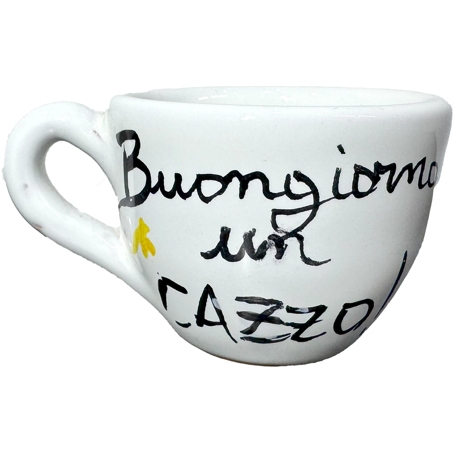 Tazzina Caffè "Buongiorno un C***o" – Per Mattine Senza Filtri!** - Mamma' Art
