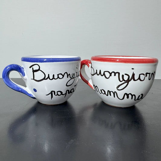Tazzina "Buongiorno Papà" –  Prim ‘O caffè e poi parlammo! - Mamma' Art