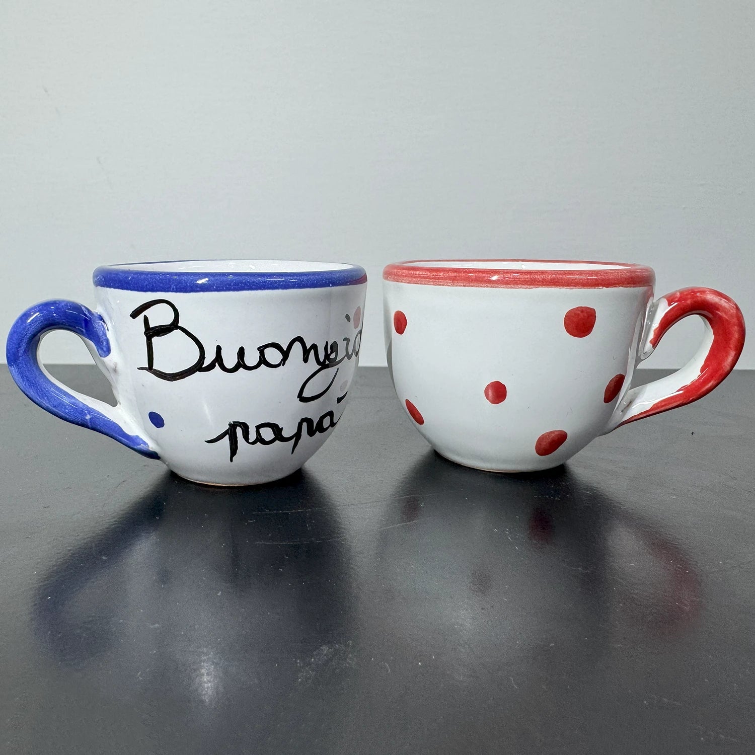 Tazzina "Buongiorno Papà" –  Prim ‘O caffè e poi parlammo! - Mamma' Art