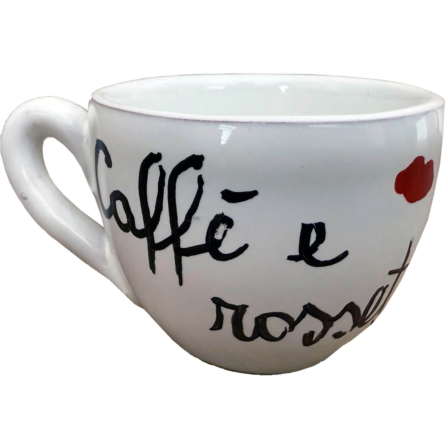 Tazzina "Caffè e Rossetto" – Sorsi di stile con un bacio pop - Mamma' Art