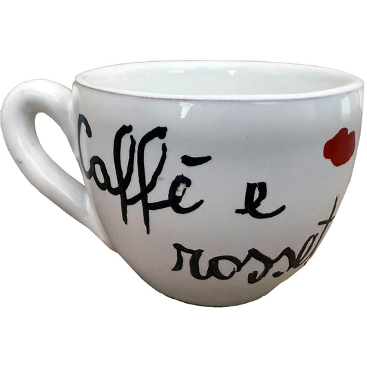 Tazzina "Caffè e Rossetto" – Sorsi di stile con un bacio pop - Mamma' Art