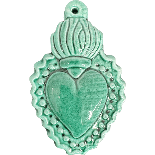 Sacro Cuore Mini – Amore e Portafortuna Scaramantico da Appendere - Mamma' Art