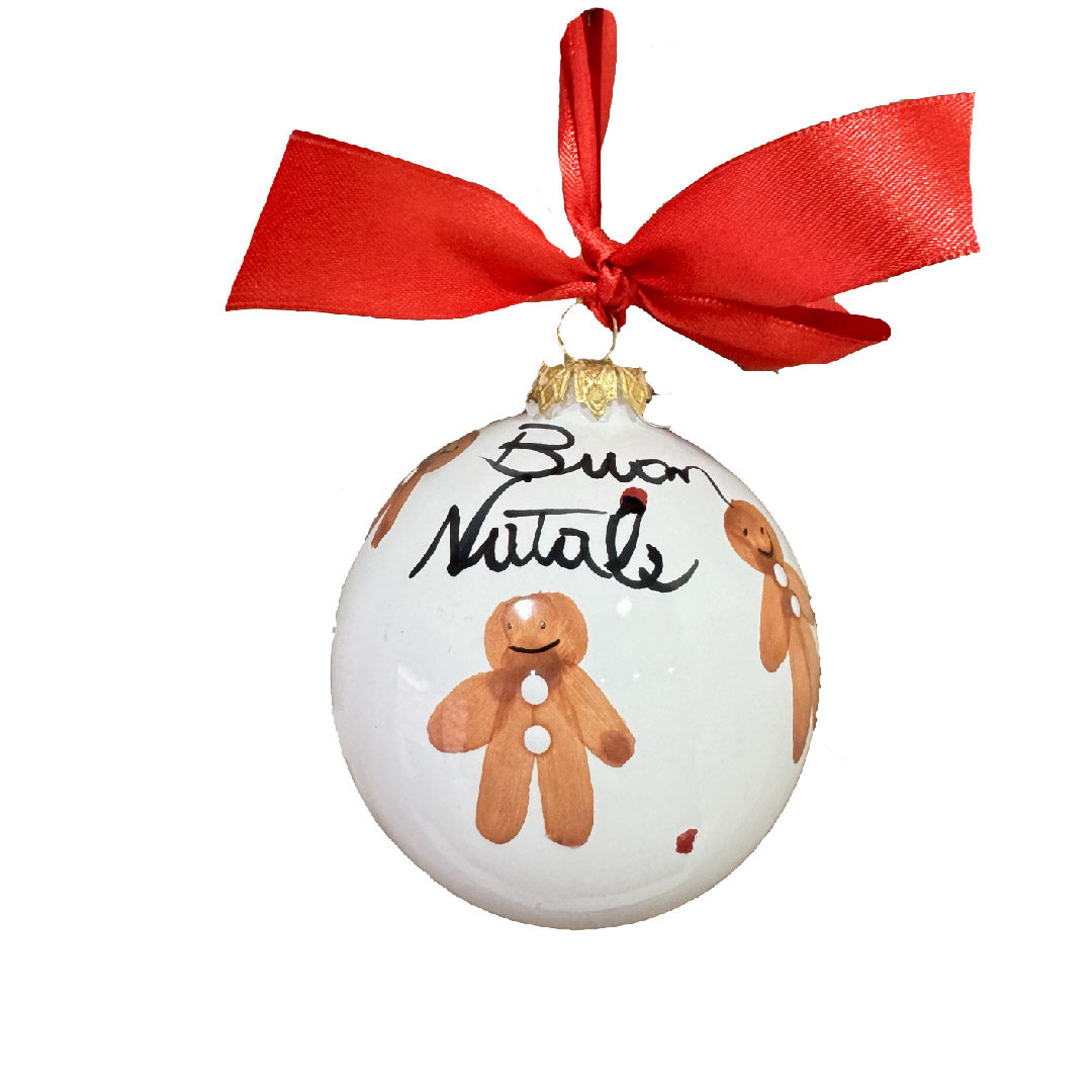 Palla di Natale in ceramica – Collezione Fatta a mano